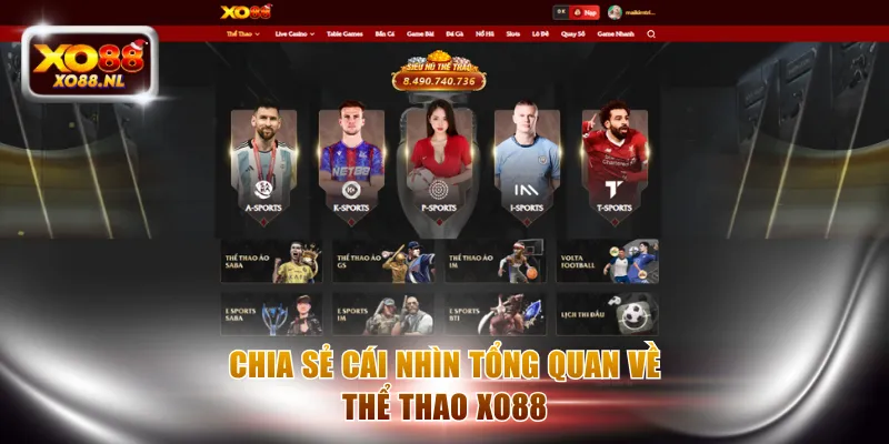 Chia sẻ cái nhìn tổng quan về Thể Thao XO88